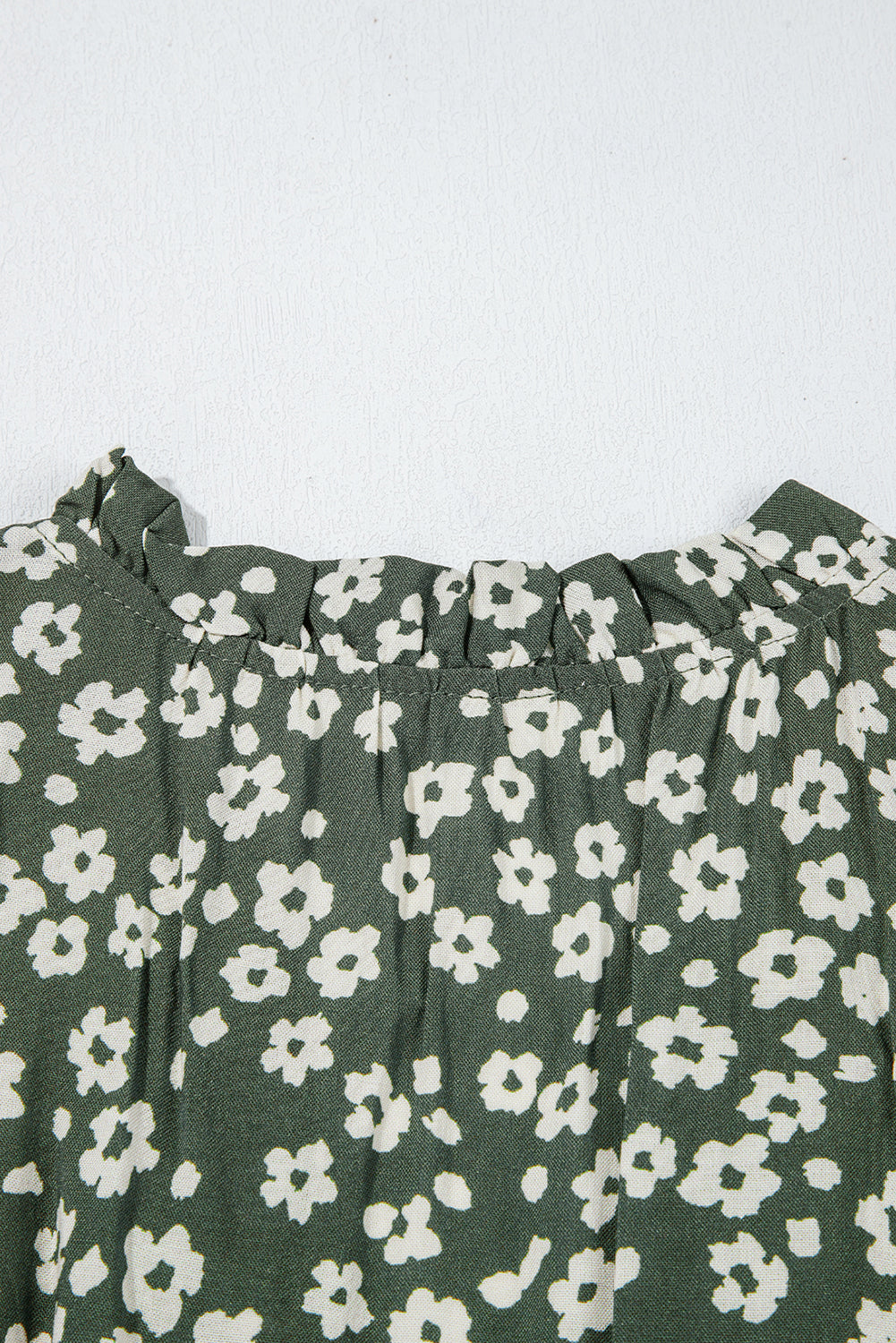 Boho Floral Print V Neck Tunic Sleeveless Dress