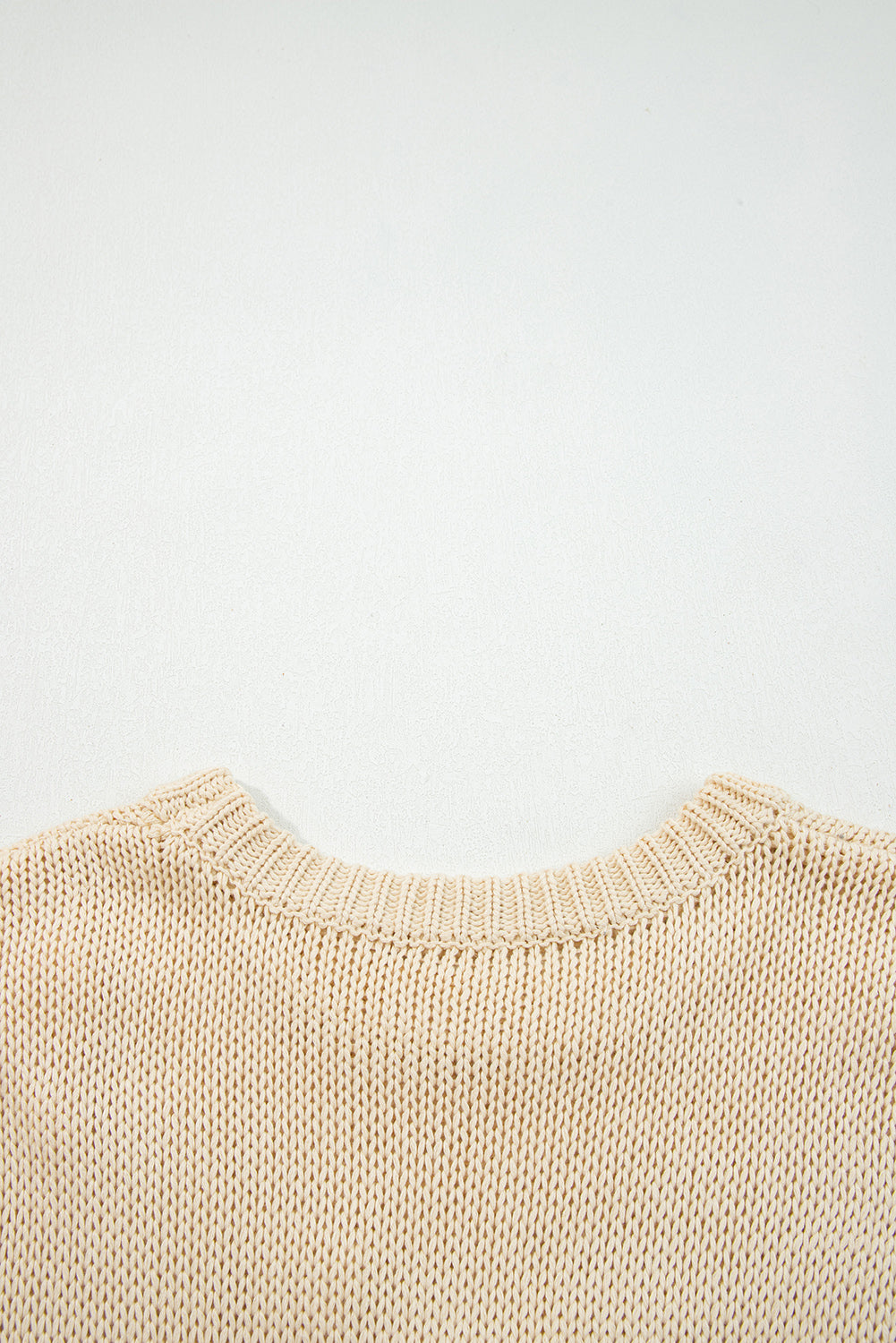 Bowknot Applique Cap Sleeve Sweater