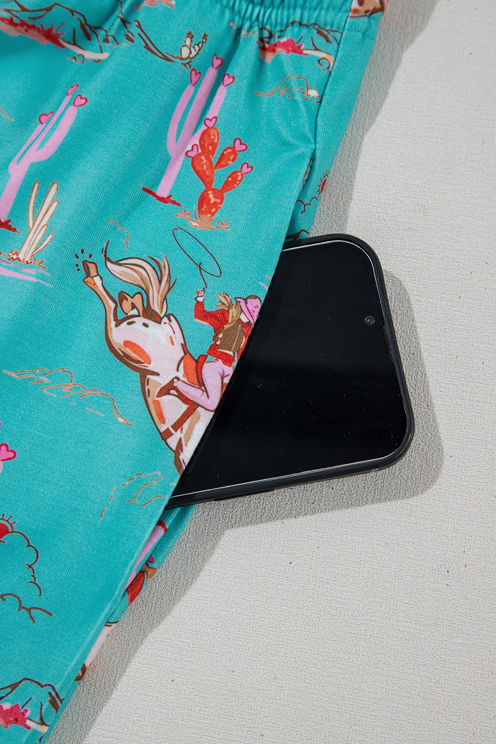 Cowgirl Country Print Pajamas Set