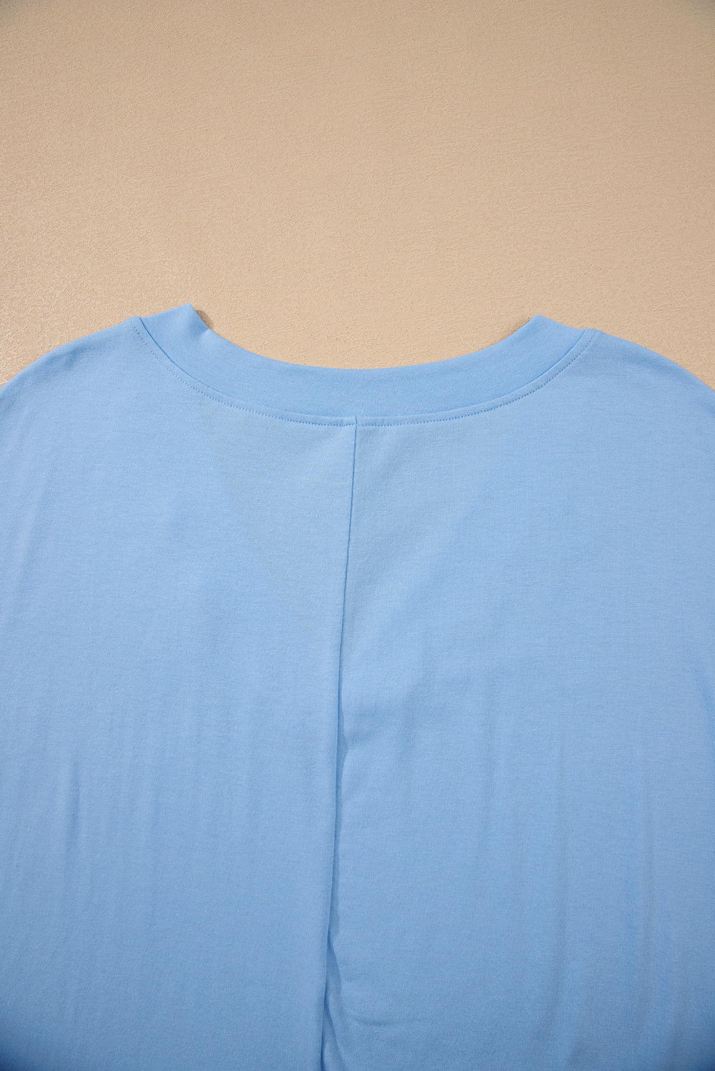 Loose Half Sleeve V Neck Knit Romper