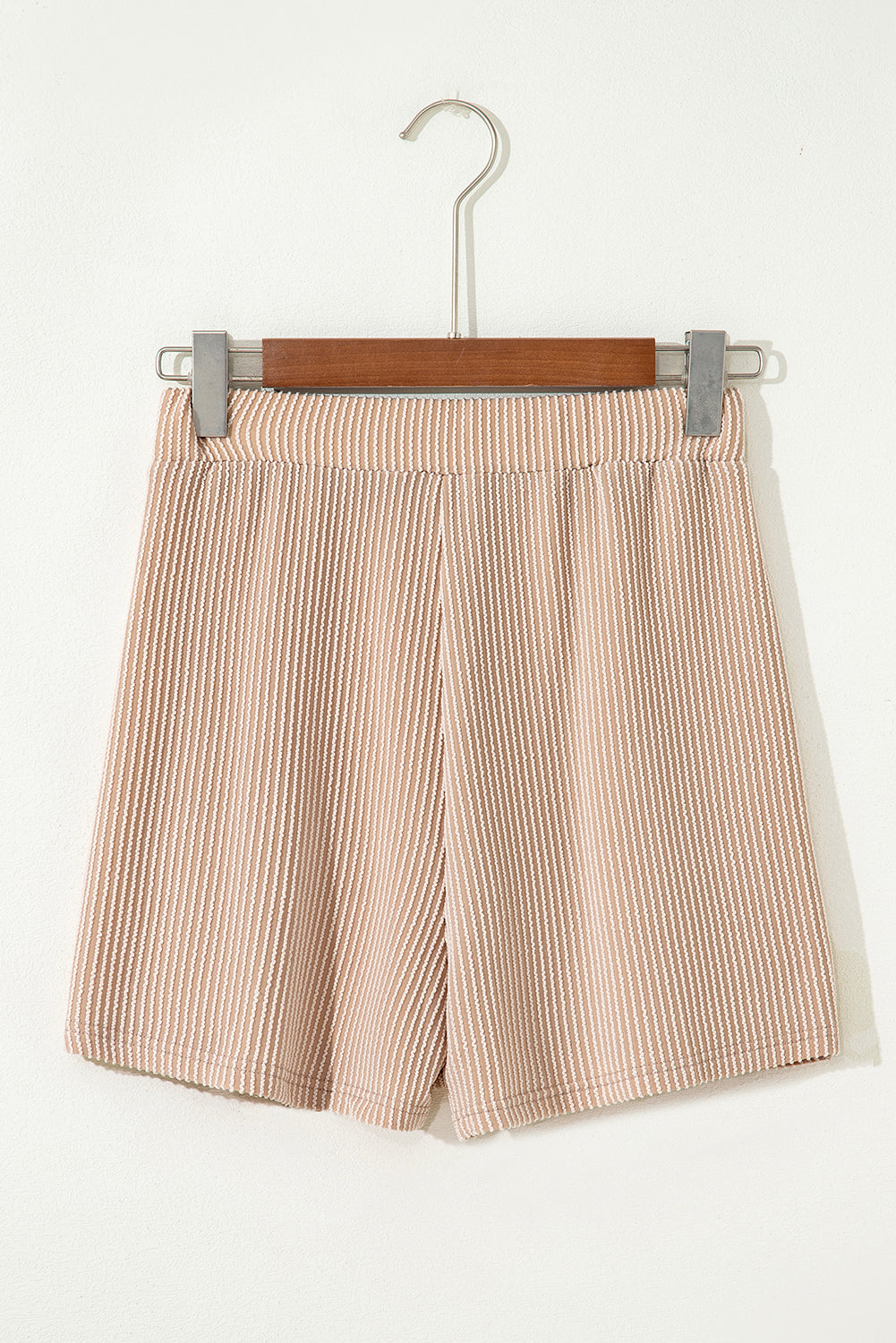 Corded Elastic High Waist Wrap Skort