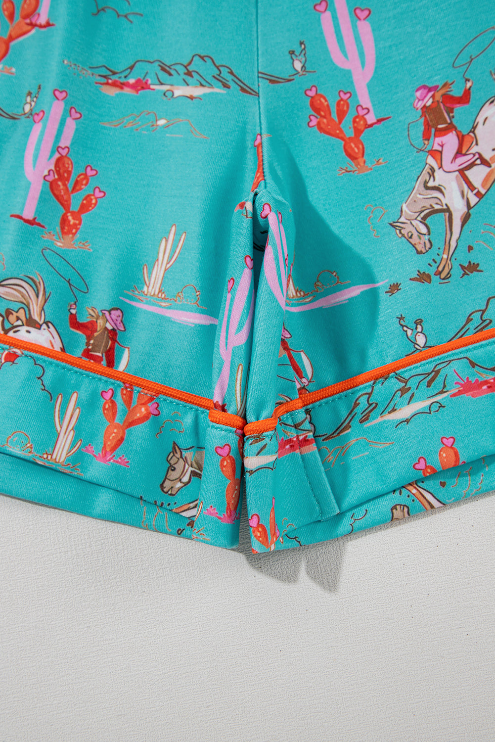 Cowgirl Country Print Pajamas Set