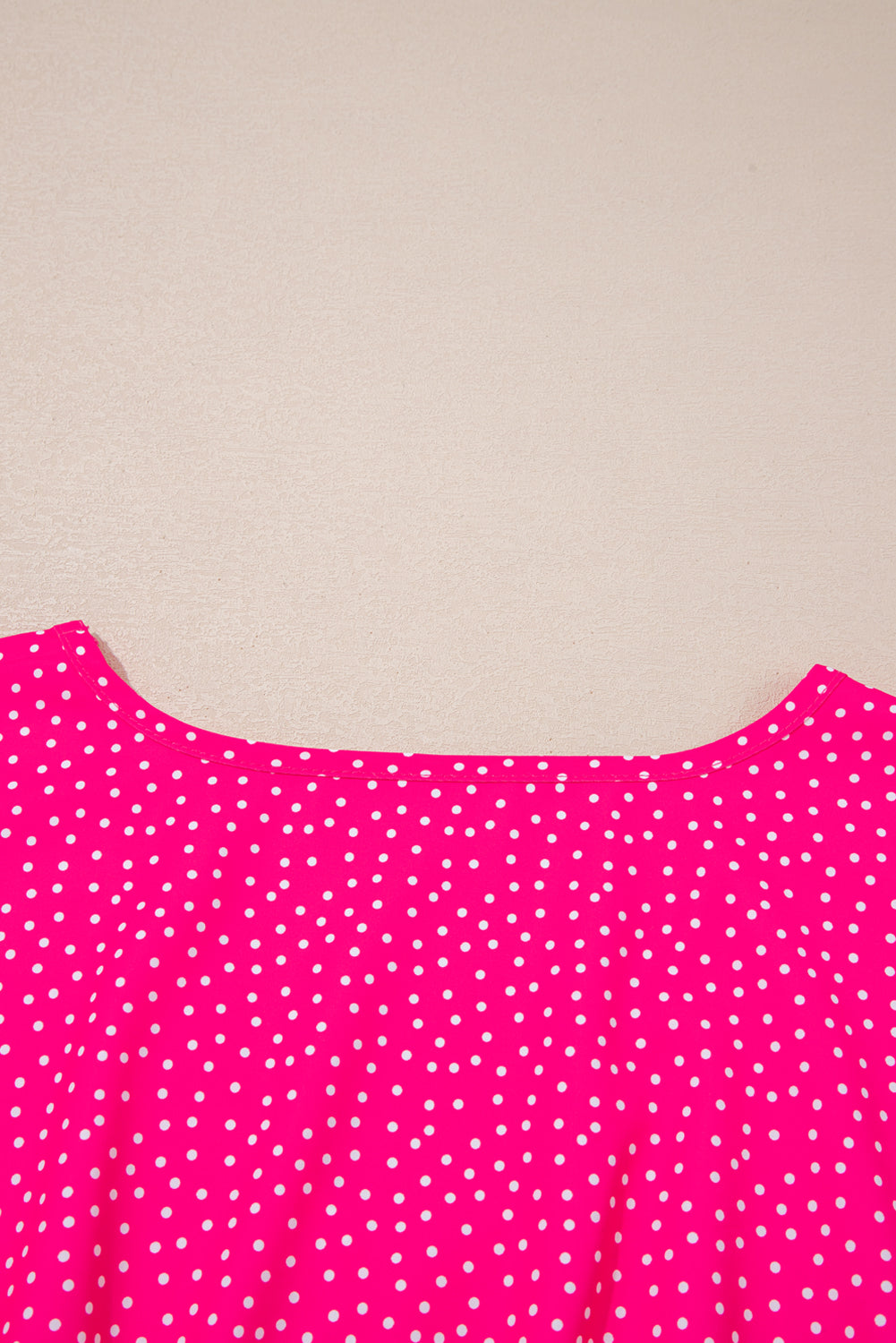 Polka Dot Print Ruffled Smocked High Waist Plus Midi Dress