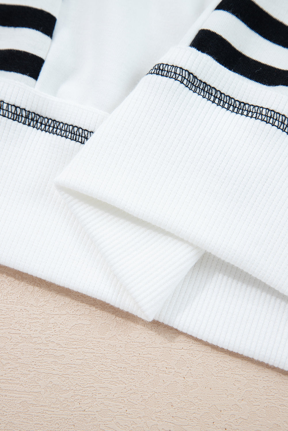 Colorblock Patchwork Contrast Stitching Oversize Sweatshirt