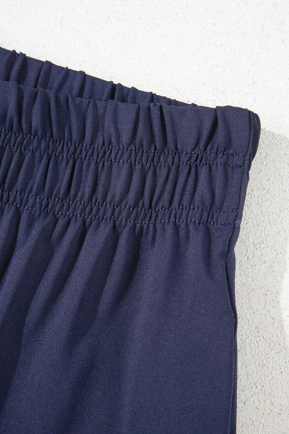 Raw Hem Loose Tee and Wide Leg Pants Set
