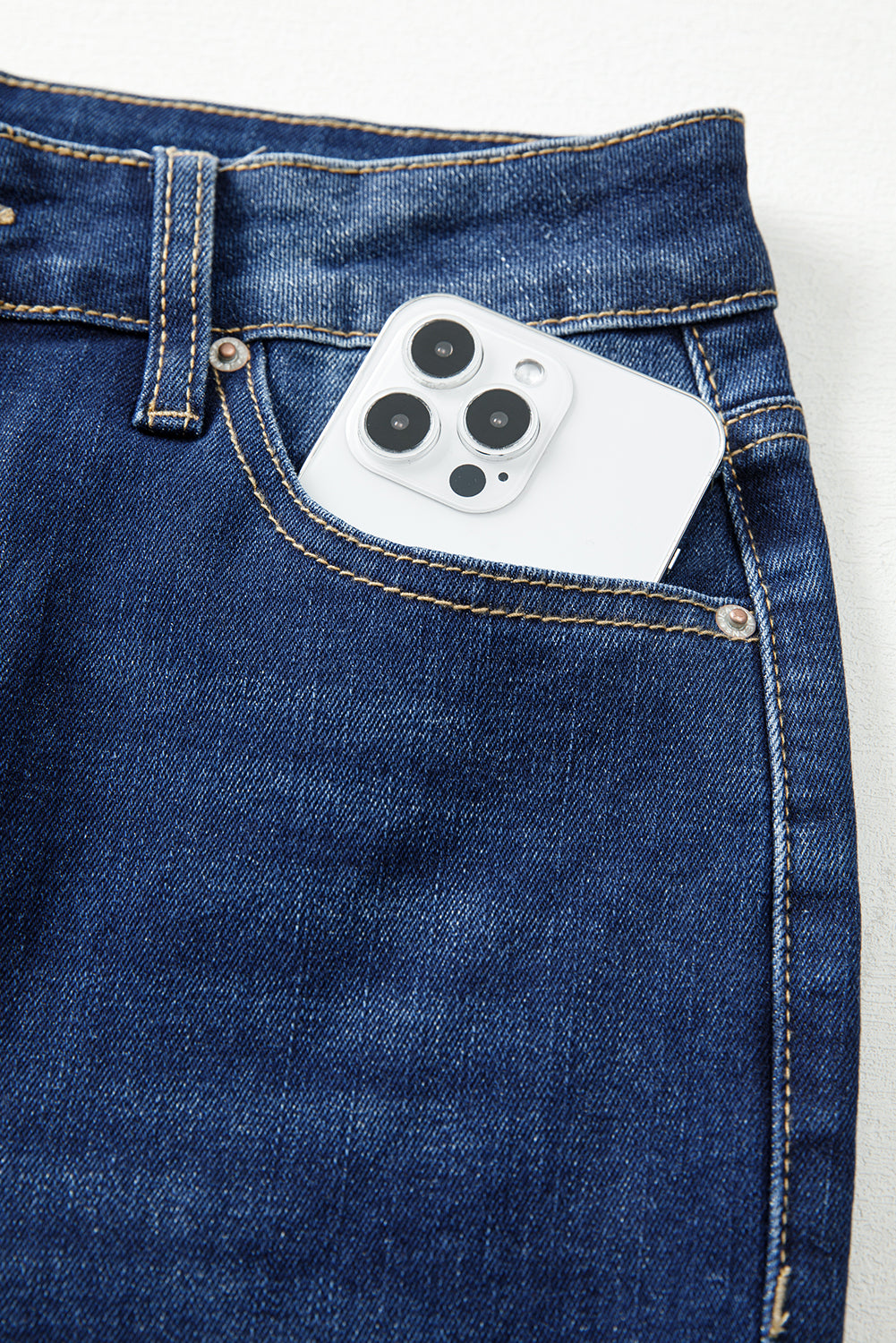 Western Stitch Patched Pocket Bootcut Jeans