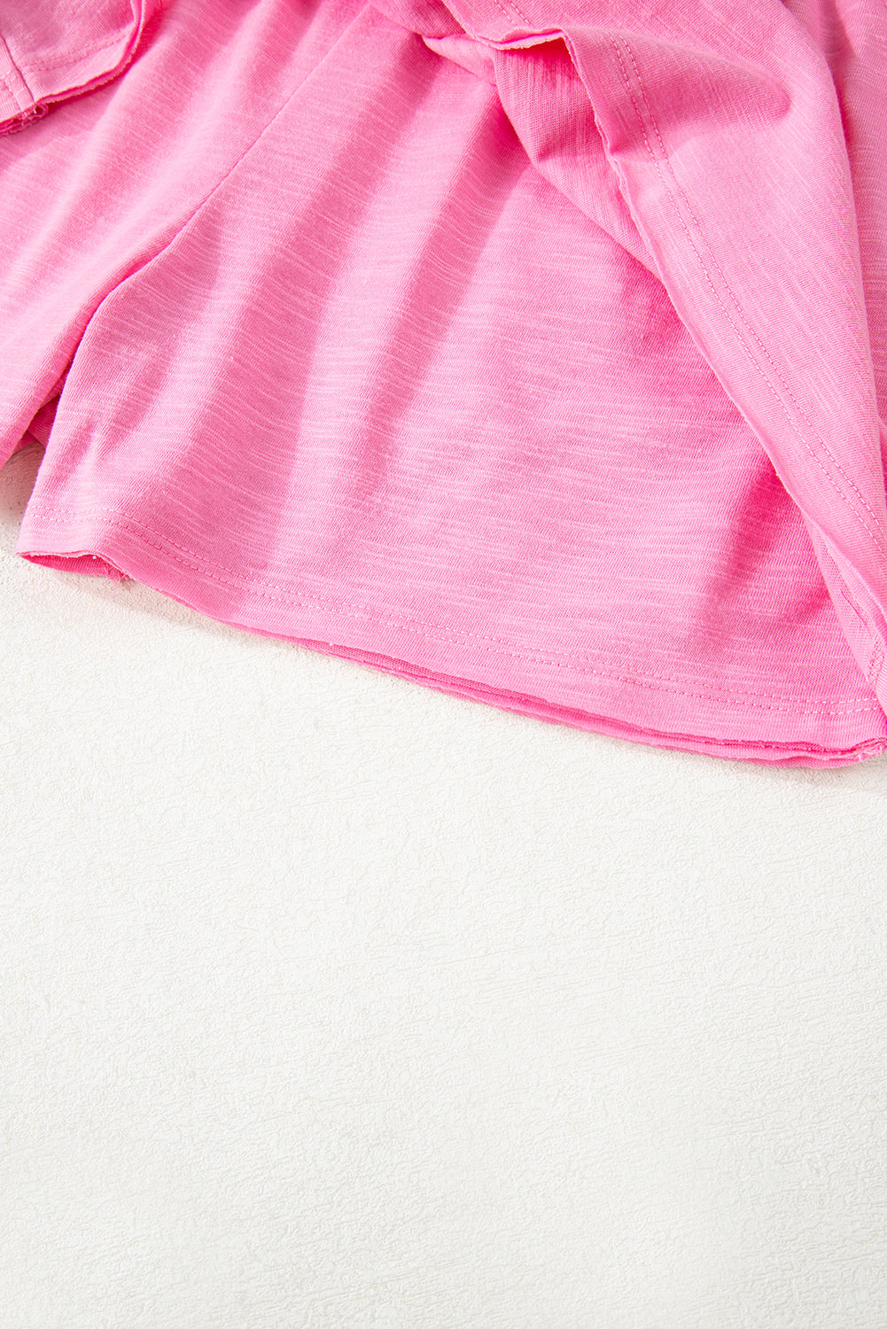 Loose Fit Half Sleeve T Shirt and High Waist Skirt Set