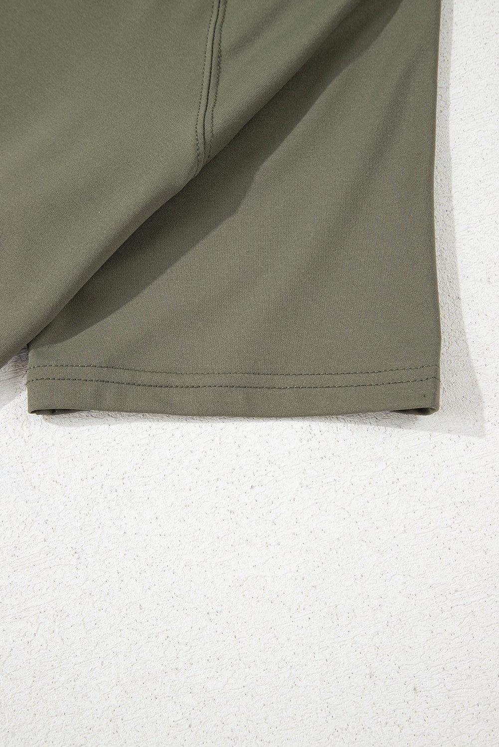 Raw Hem Loose Tee and Wide Leg Pants Set