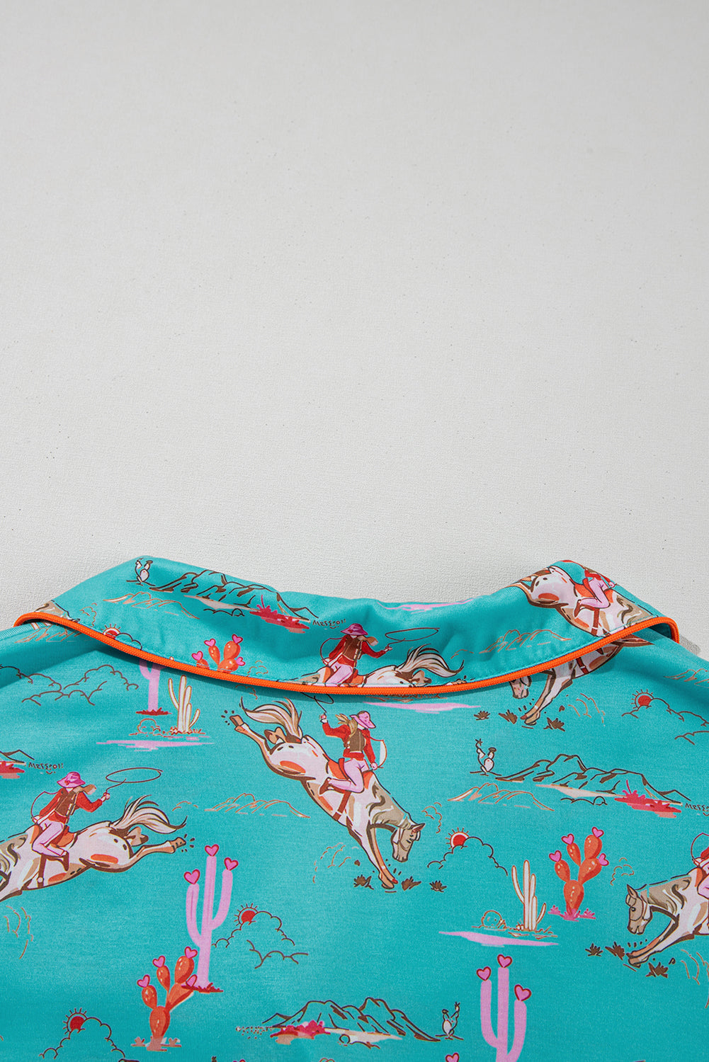 Cowgirl Country Print Pajamas Set