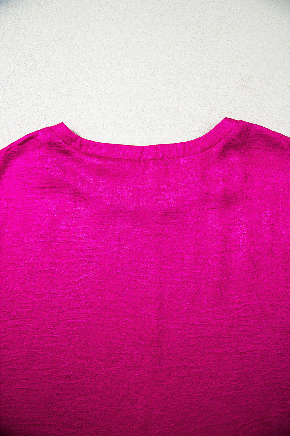 Shine Shimmer Cuffed Short Sleeve Casual Top