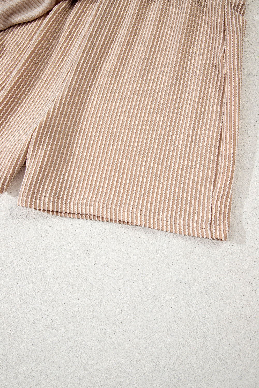 Corded Elastic High Waist Wrap Skort