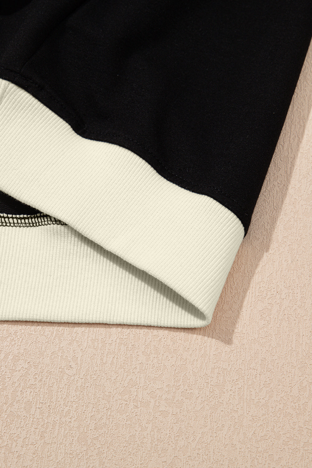 Colorblock Edge Drop Shoulder T Shirt and Skort 2Pcs Set