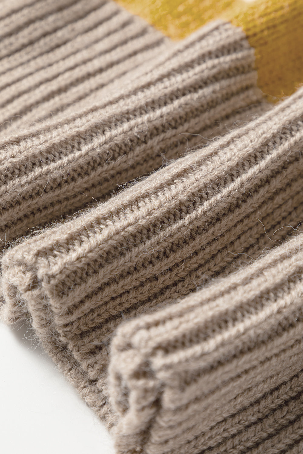 Stripe Drop Shoulder Crew Neck Sweater