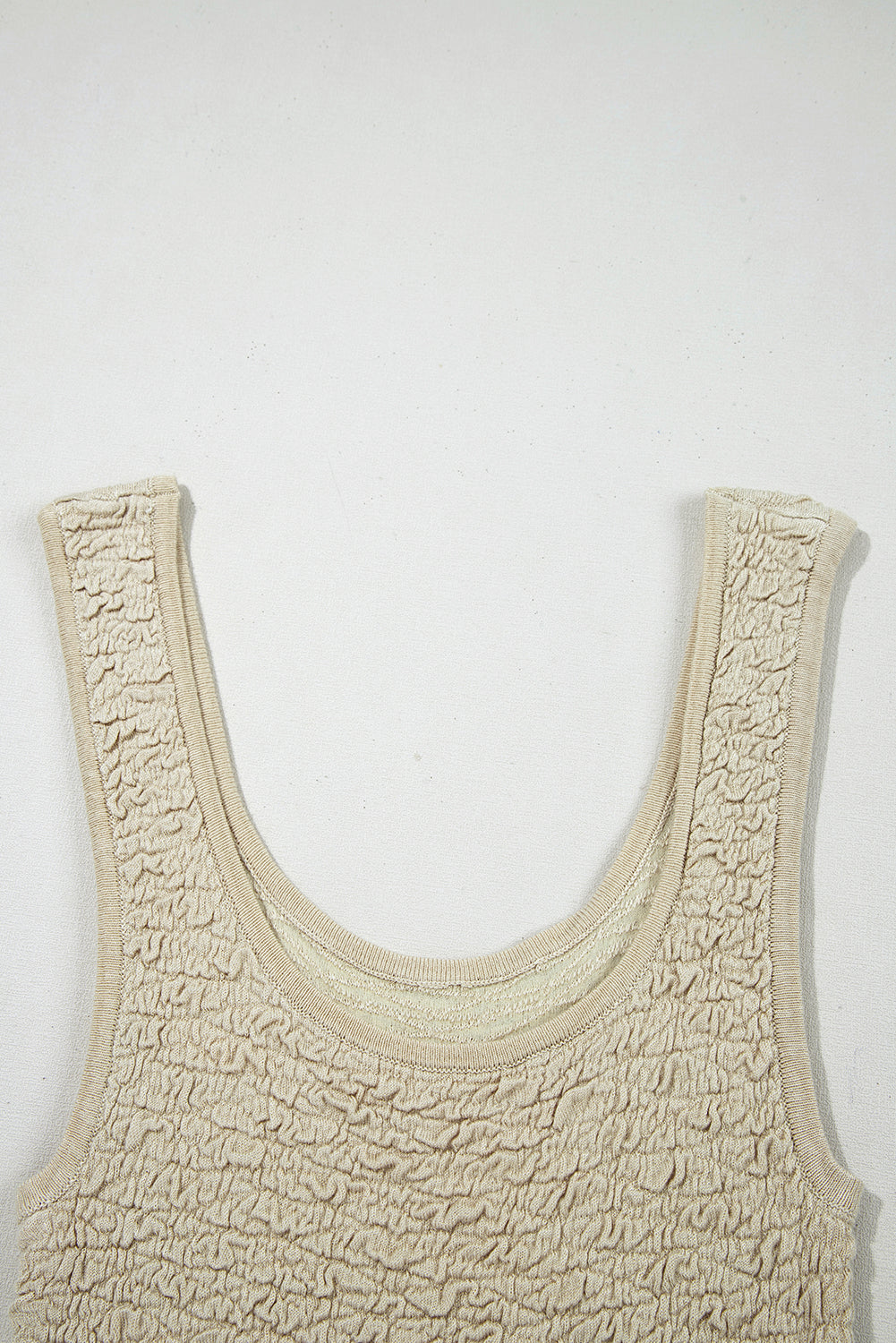 Textured U Neck Slim Fit Sweater Vest