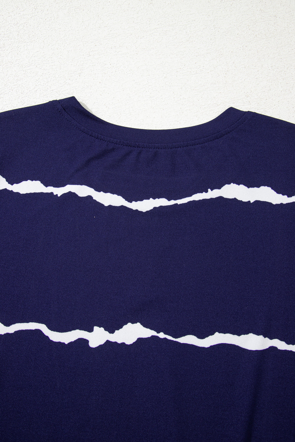 Tie-dye Stripe Casual T-Shirt
