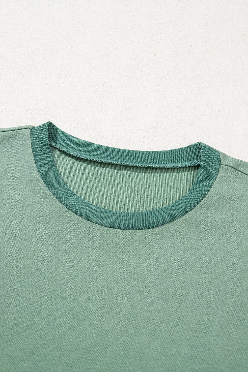 Half Sleeve Raw Seam High Low Side Split Top