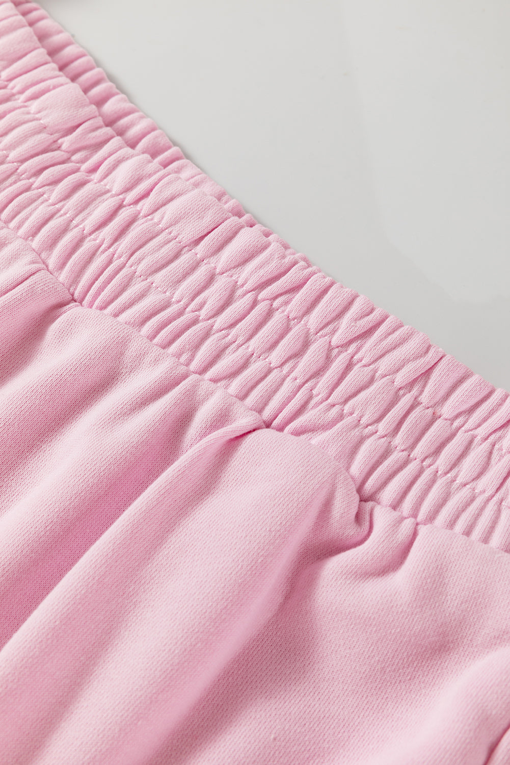 Chenille Heart Pattern Casual 2pcs Pants Set