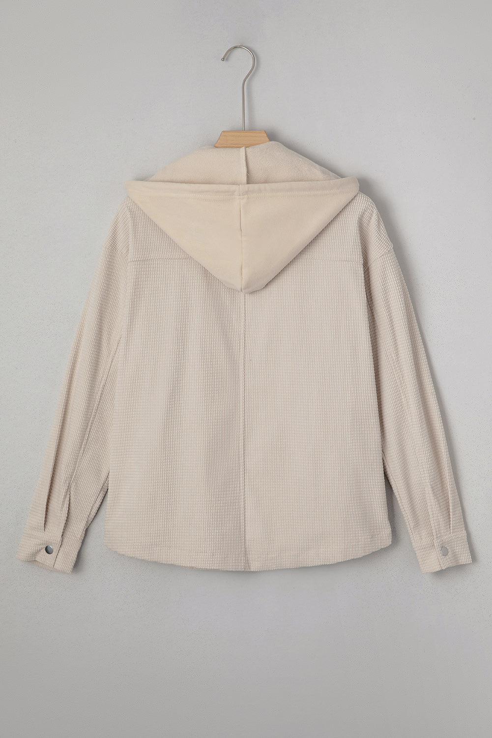 2 in 1 Thermal Knit Textured Hooded Jacket