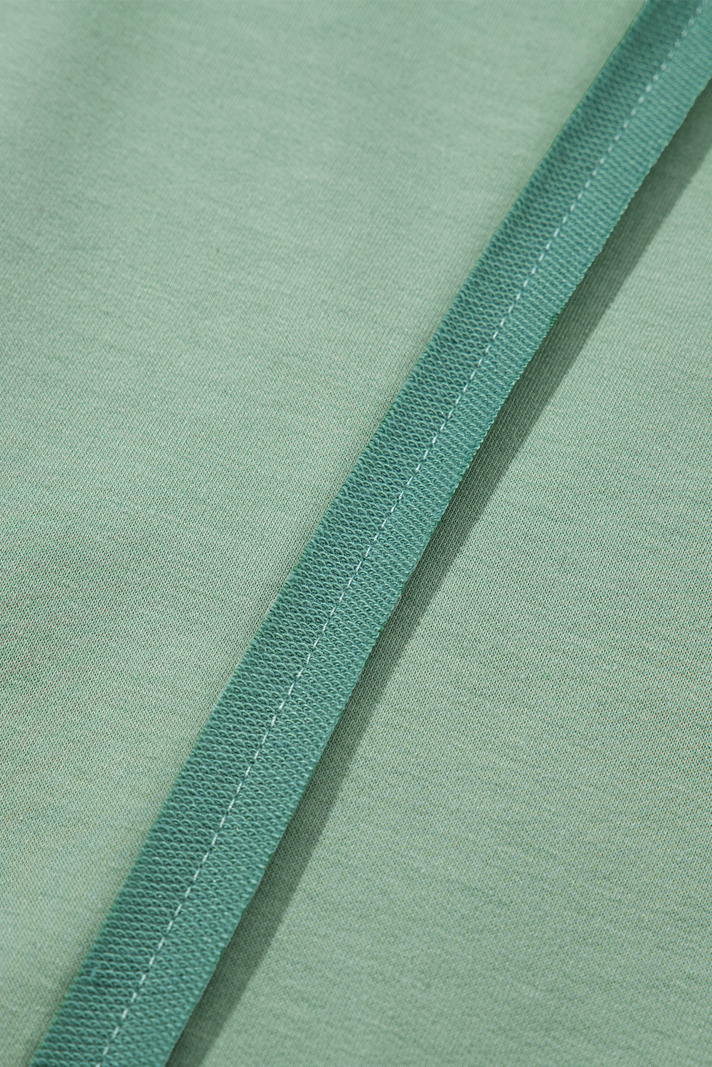 Half Sleeve Raw Seam High Low Side Split Top