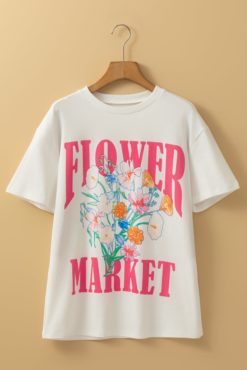 FLOWER MARKET Graphic T Shirt