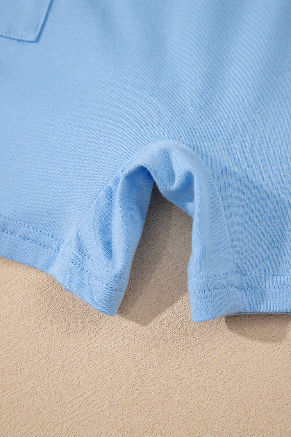 Loose Half Sleeve V Neck Knit Romper