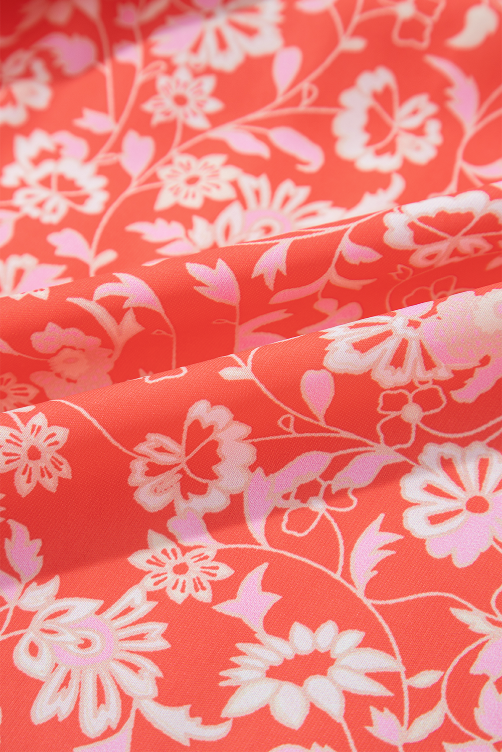 Floral Print Tasseled Tied Sleeve Empire Waist Maxi Dress