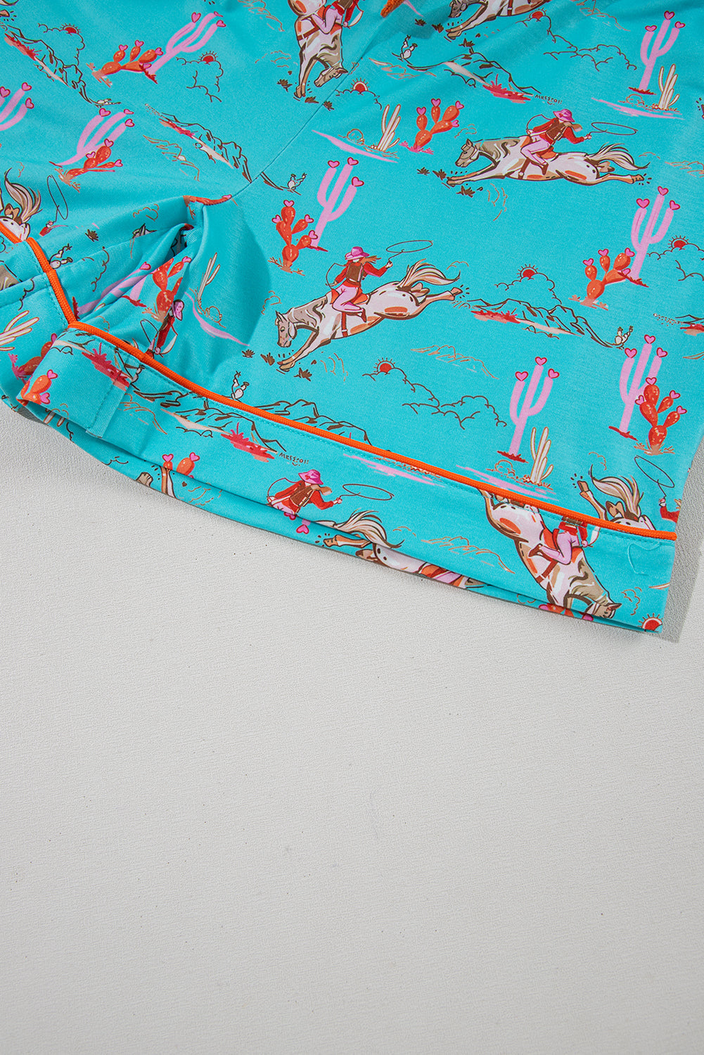 Cowgirl Country Print Pajamas Set