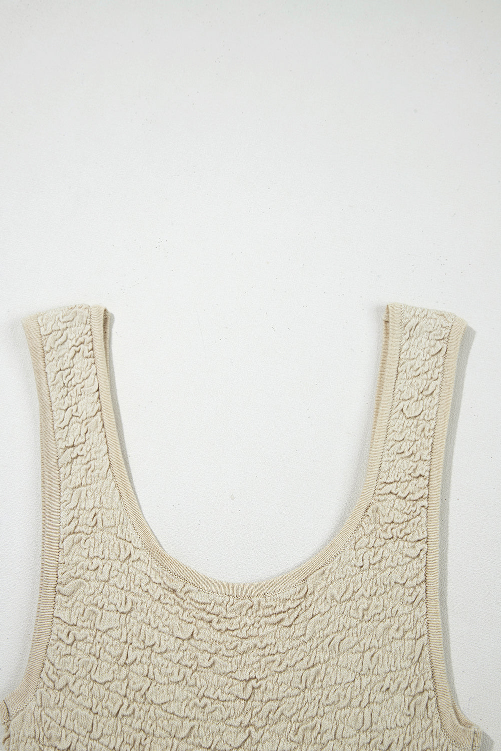 Textured U Neck Slim Fit Sweater Vest