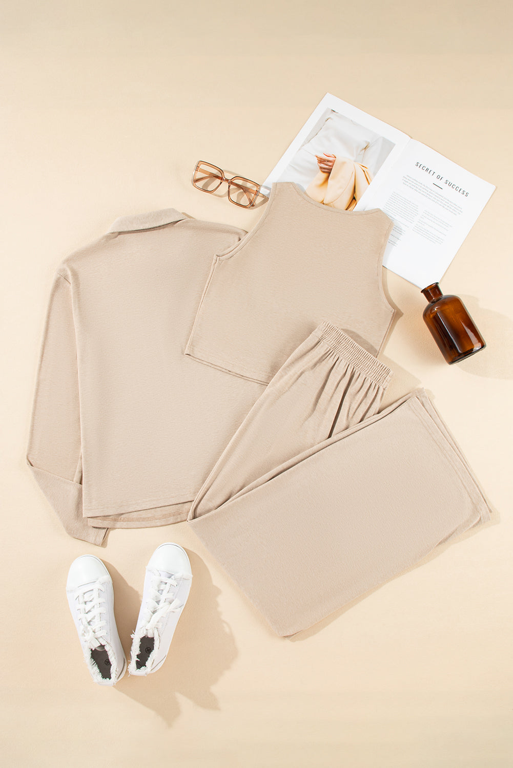 3-Piece Cozy Knit Lounge Set