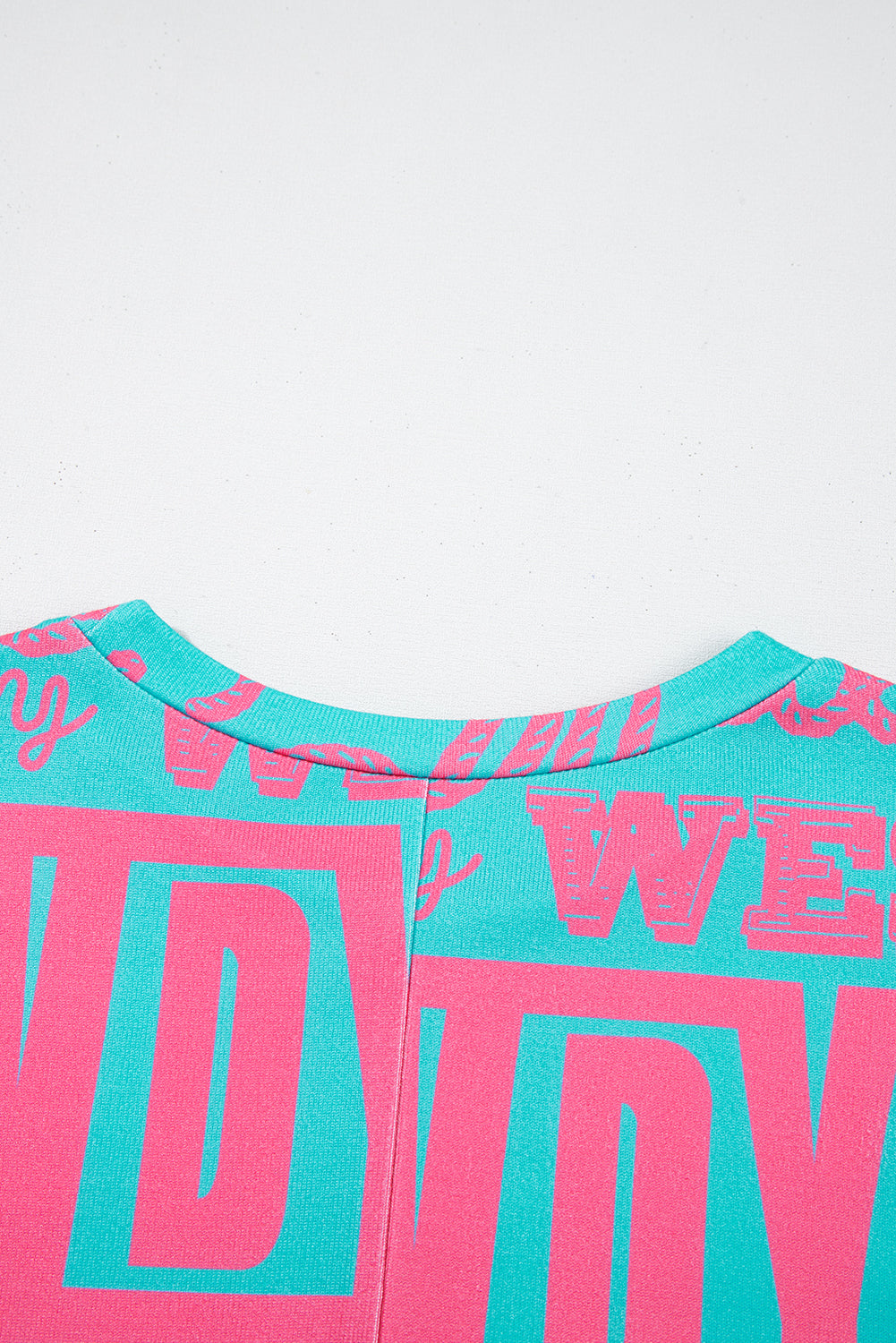 Howdy Cowboy Letter Printed Western Fashion Tee