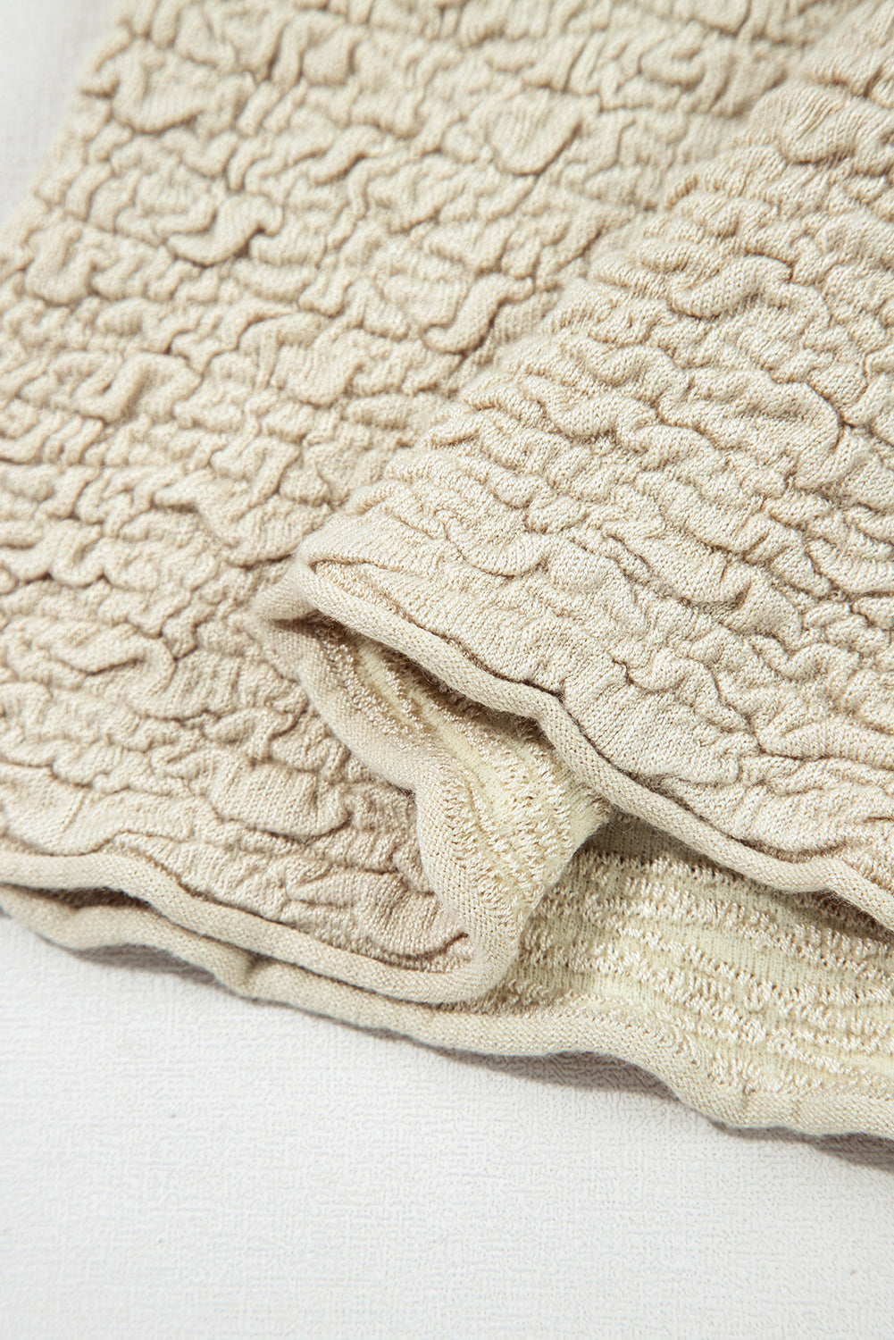 Textured U Neck Slim Fit Sweater Vest