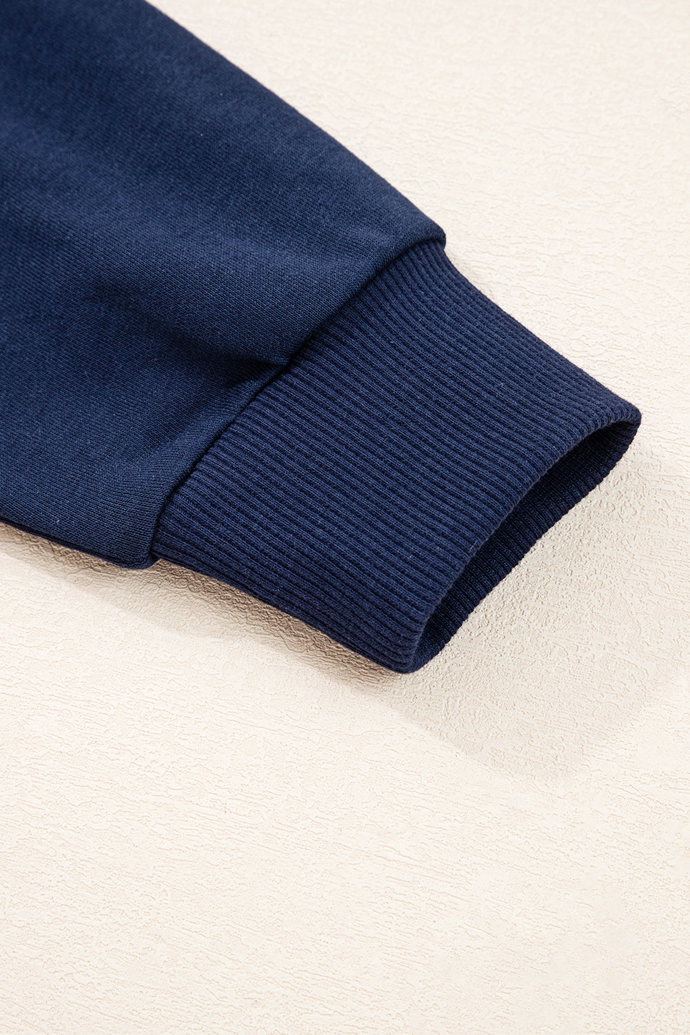 Varsity Striped Detail Drop Shoulder Oversized Sweatshirt