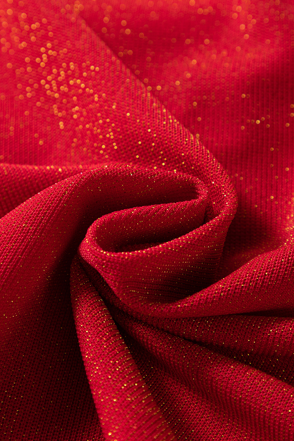 Metallic Bowknot Open Back V Neck Top