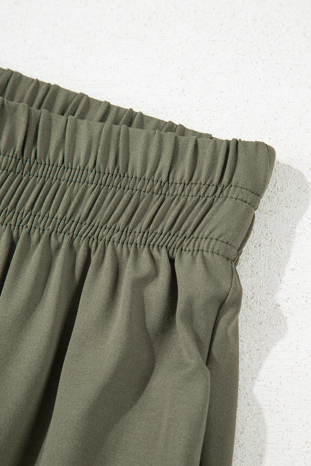 Raw Hem Loose Tee and Wide Leg Pants Set