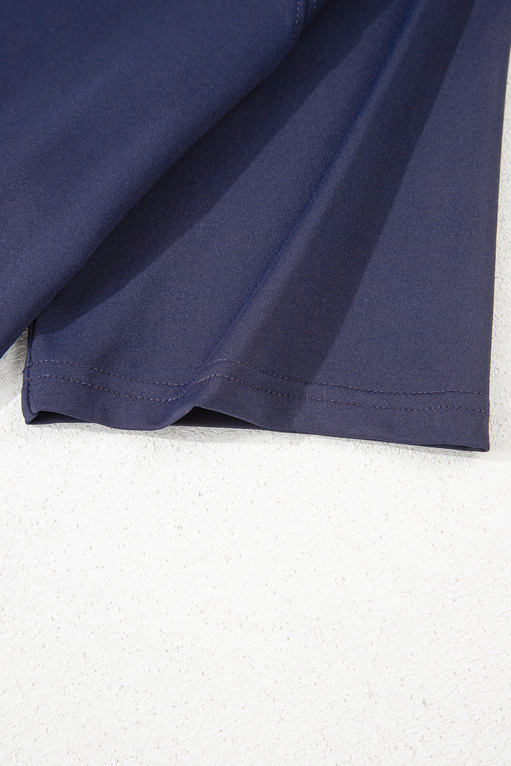 Raw Hem Loose Tee and Wide Leg Pants Set