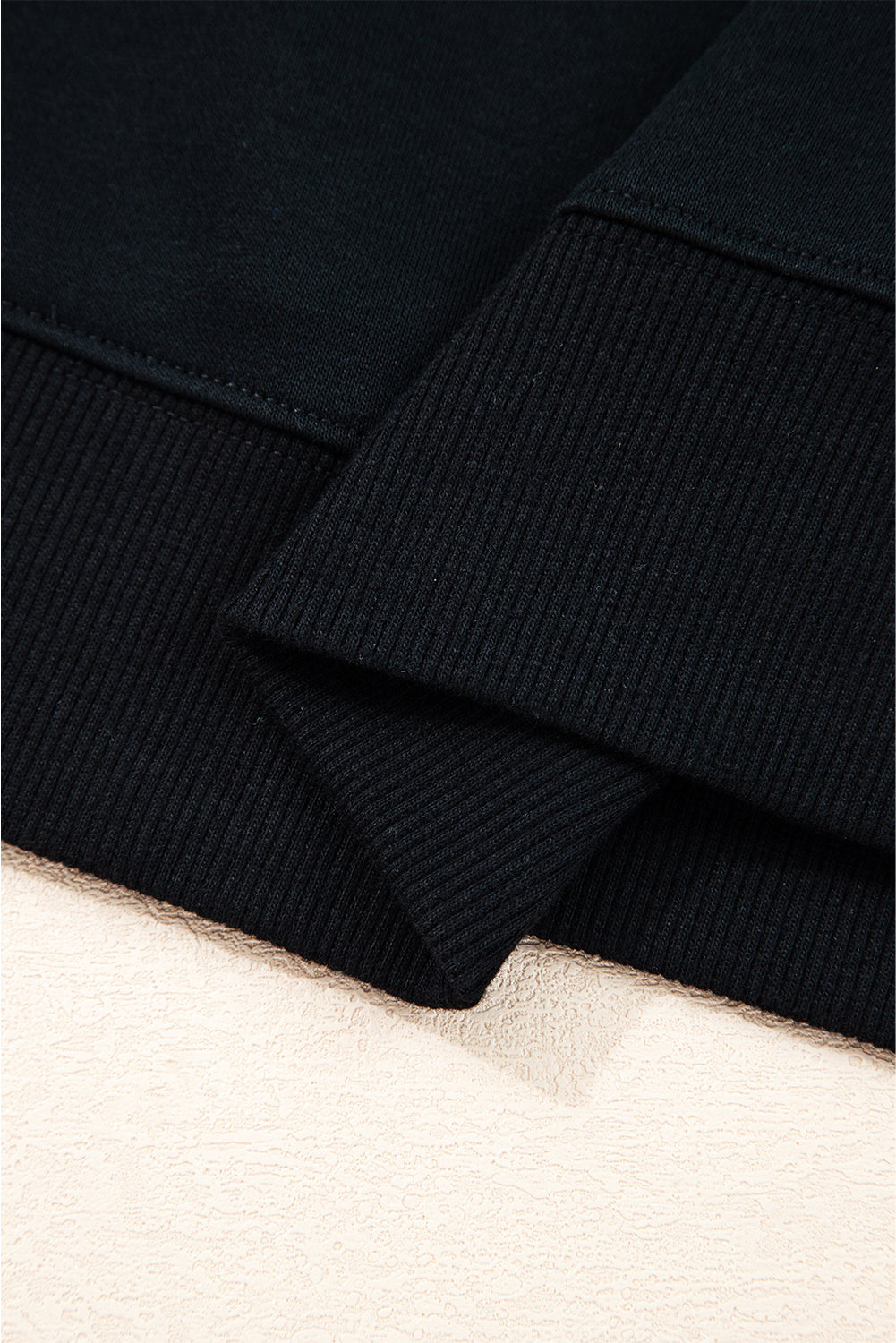 Varsity Striped Detail Drop Shoulder Oversized Sweatshirt