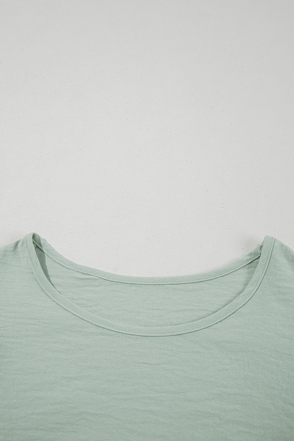 Solid Color Ruffled Short Sleeve Casual Blouse