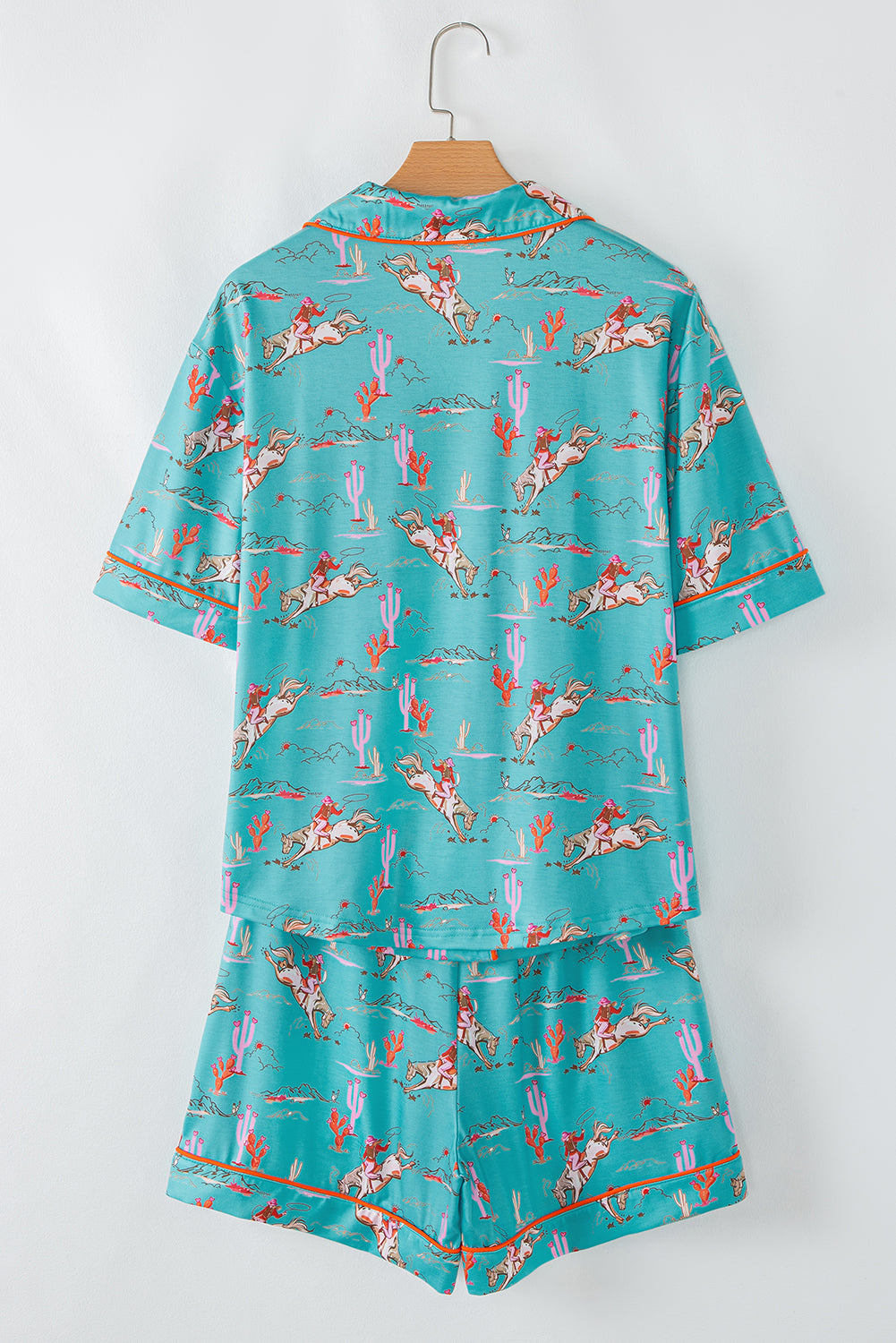 Cowgirl Country Print Pajamas Set