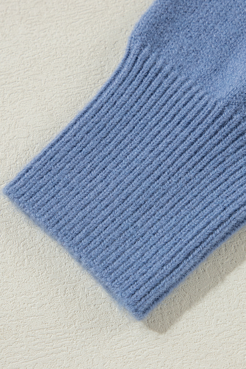 Textured Knit Pearl Beaded Button Up Cardigan