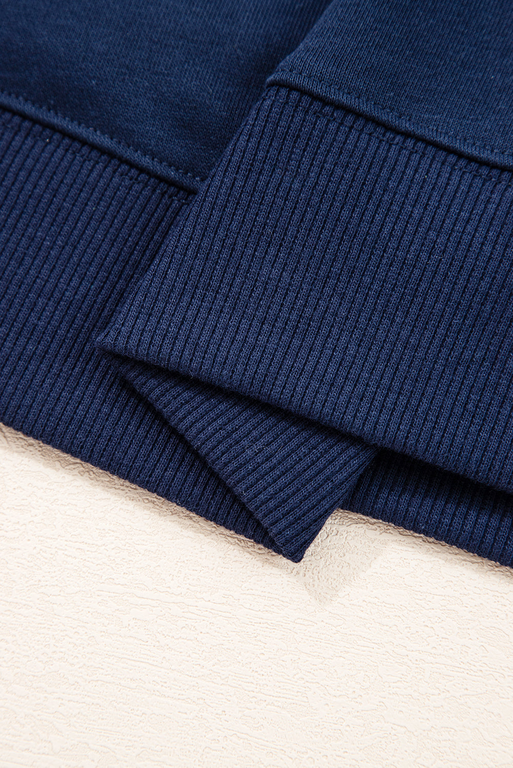 Varsity Striped Detail Drop Shoulder Oversized Sweatshirt