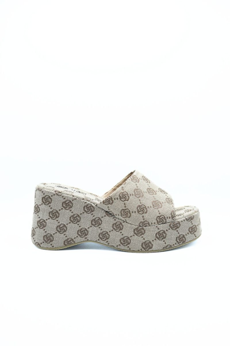 Slip On Wedge Heel Sandal