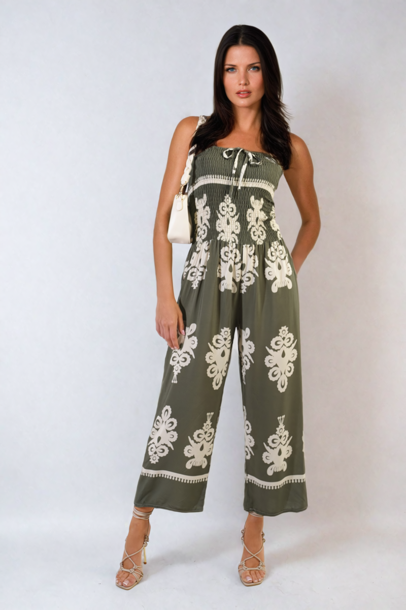 Button Front Strappy Midi Dress