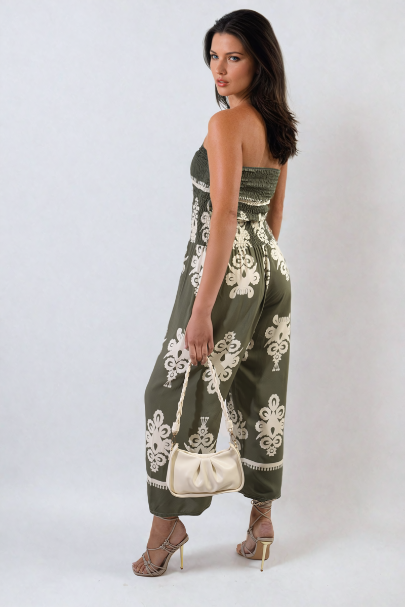 Button Front Strappy Midi Dress