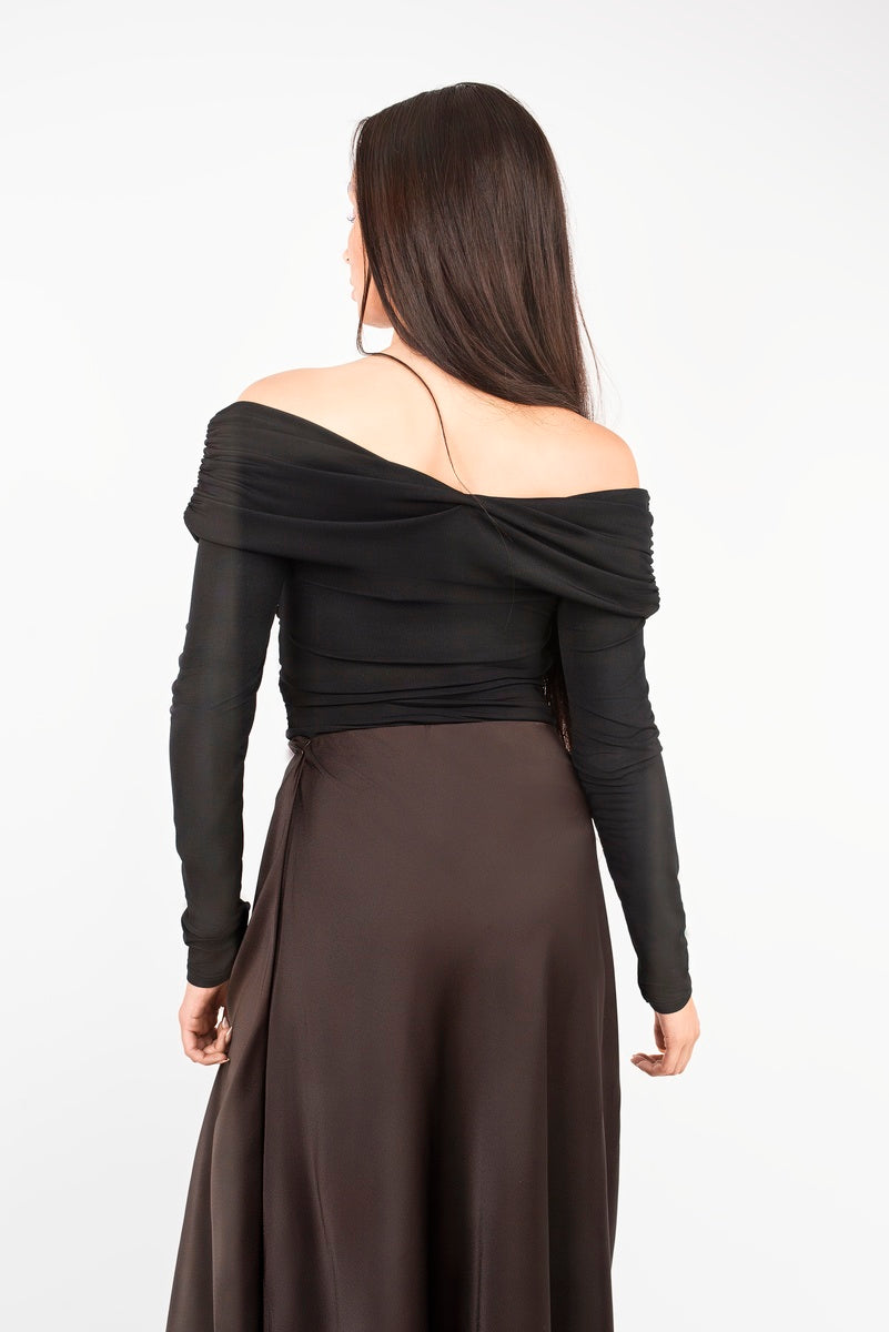 Lightweight High Waisted Maxi Skirt