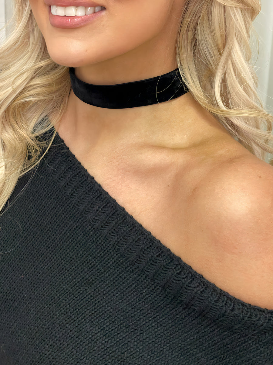 Statement Band Choker Necklace