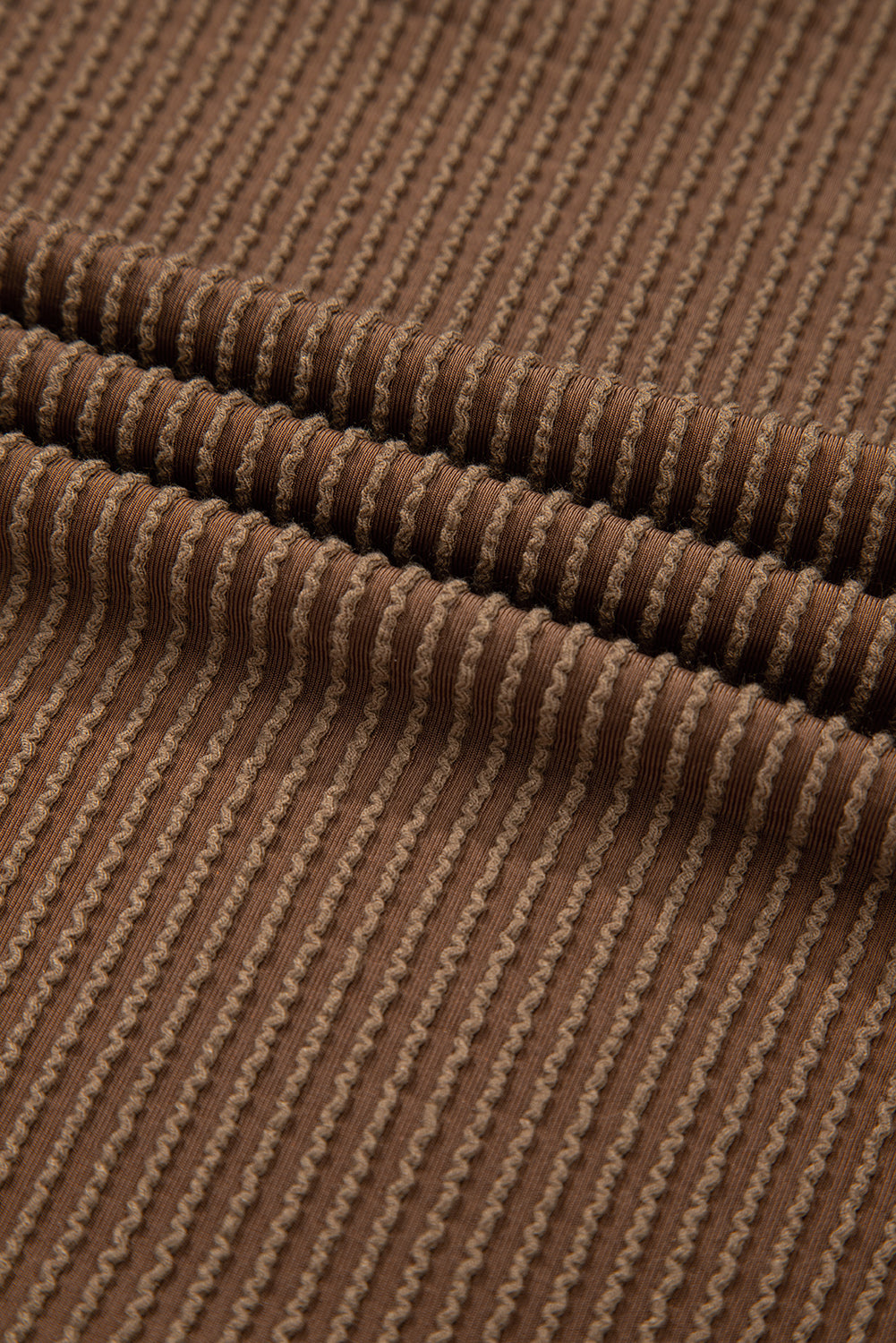 Twisted Rib Texture Solid Hoodie