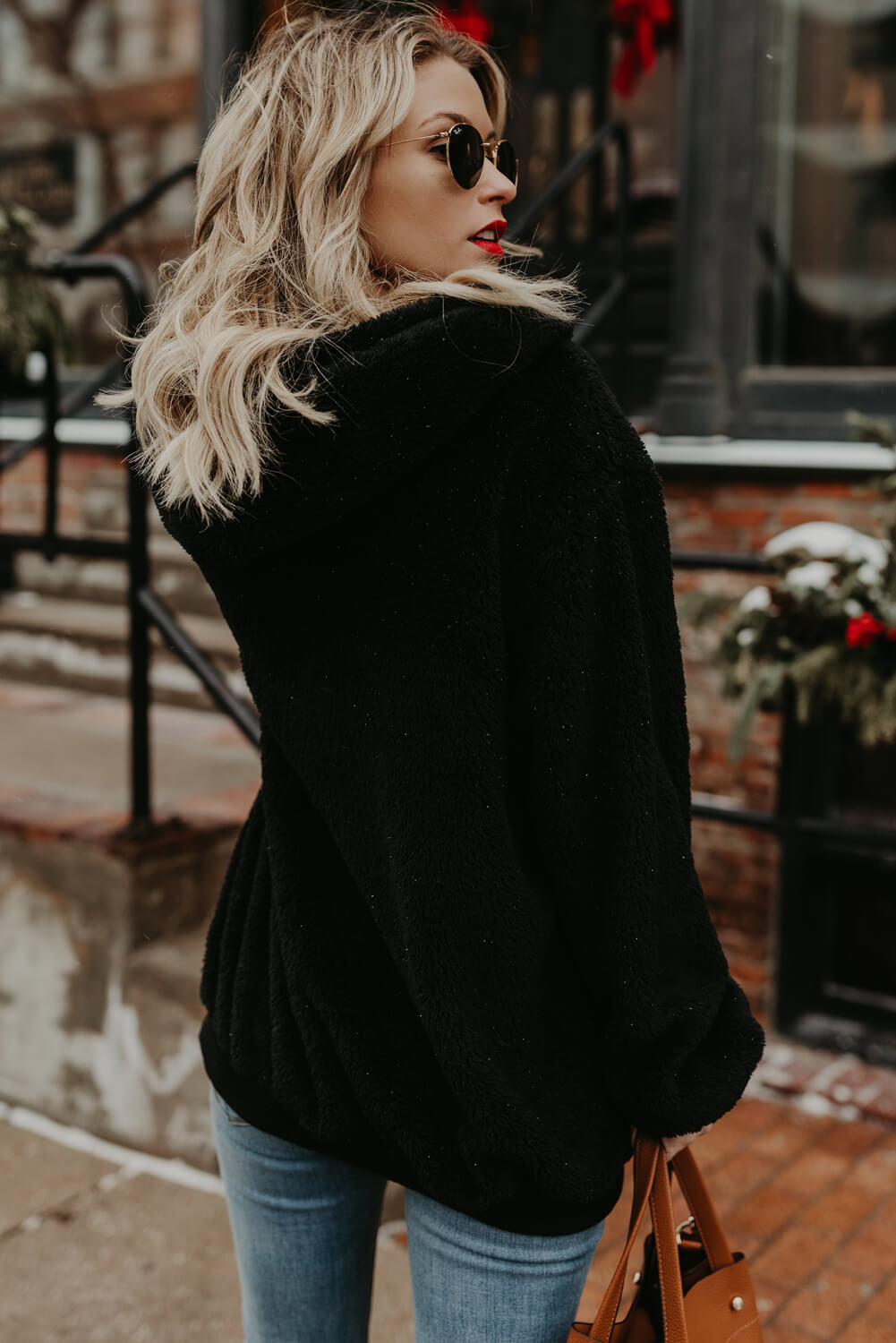 Warm Furry Pullover Hoodie