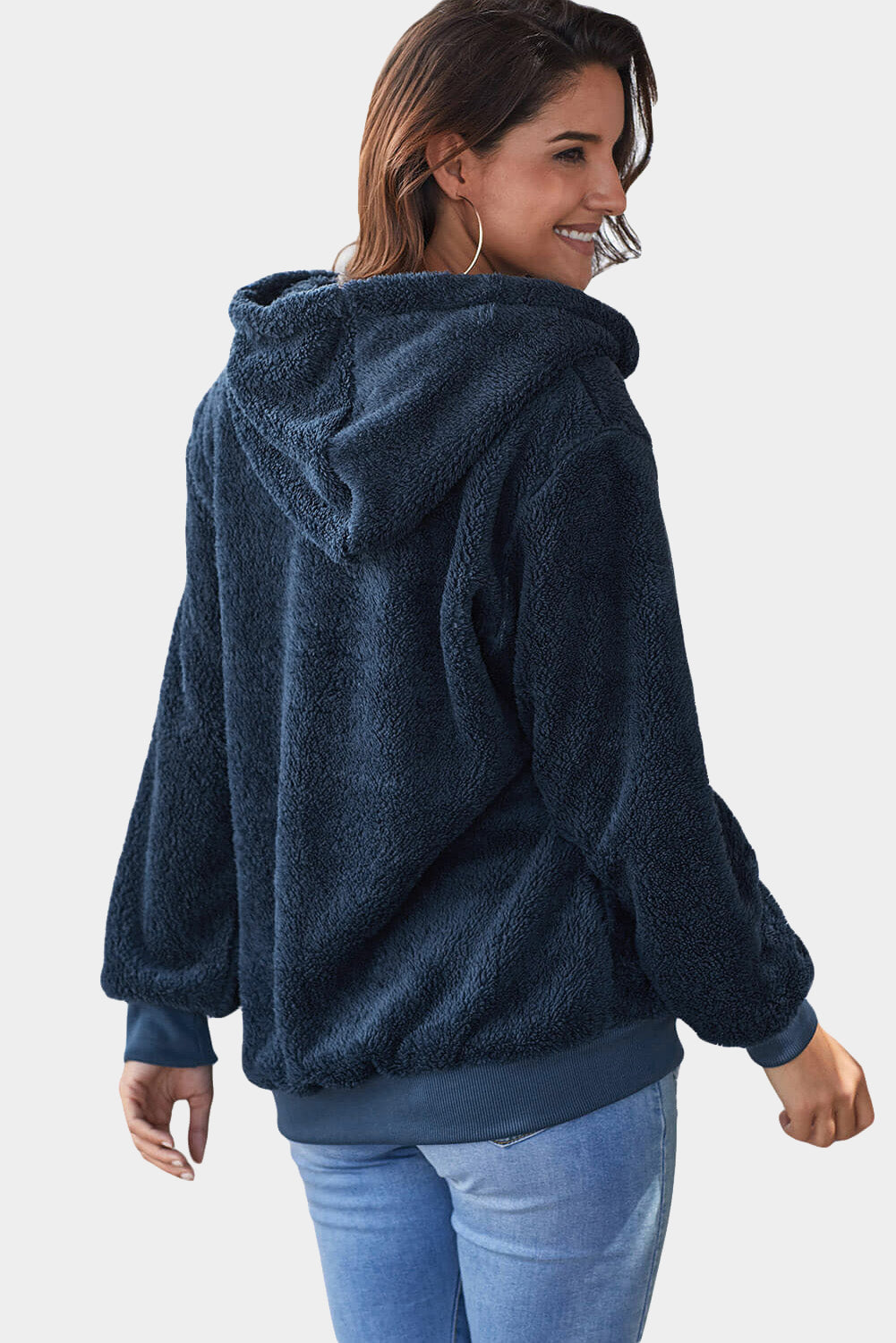 Warm Furry Pullover Hoodie