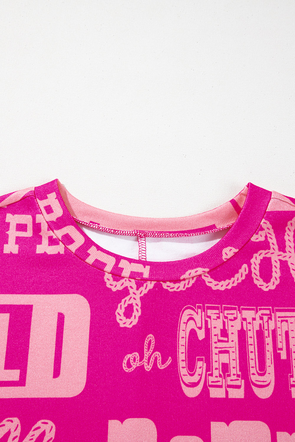 Howdy Cowboy Letter Printed Western Fashion Tee