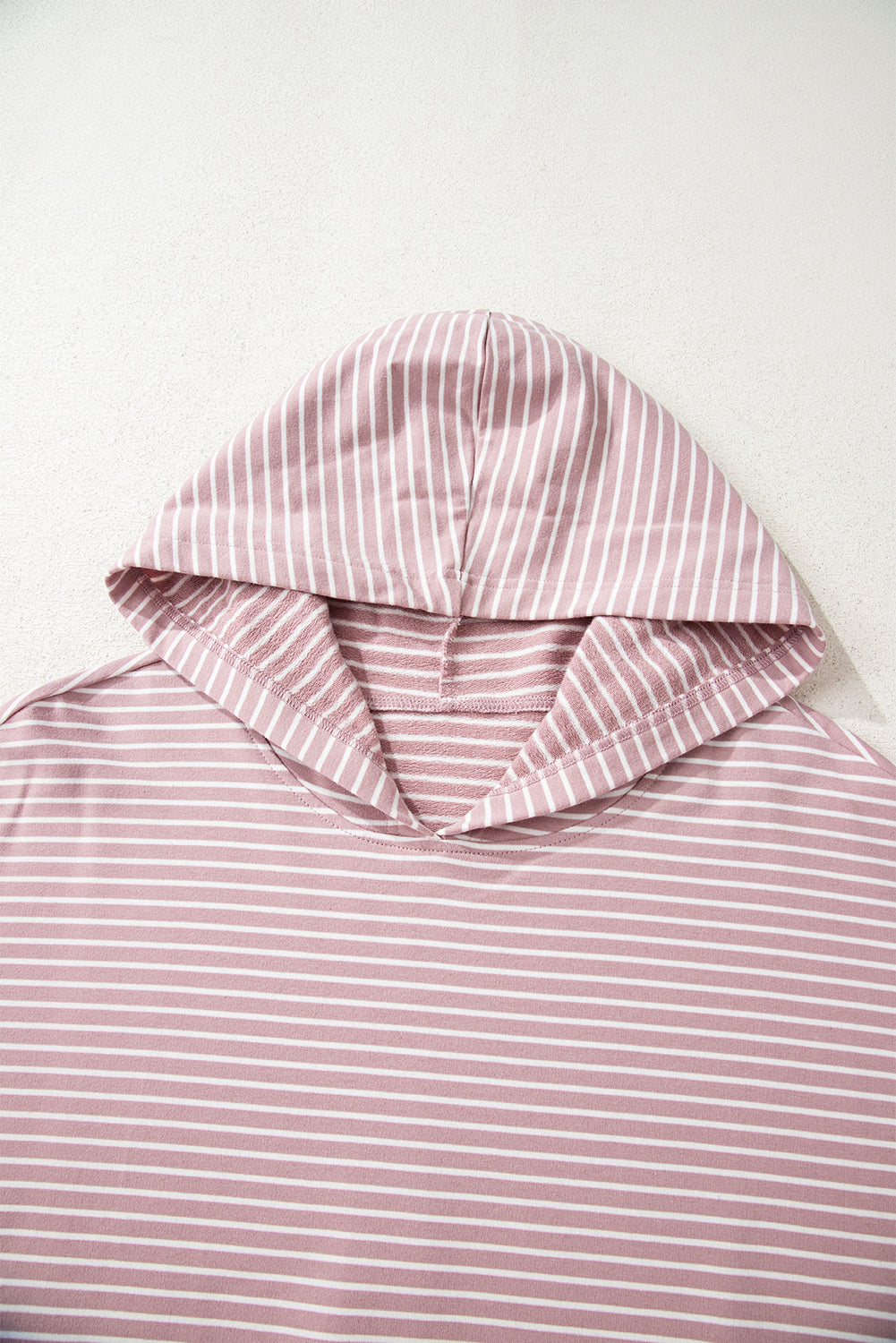 Thumbhole Side Slits Drop Shoulder Loose Fit Hoodie